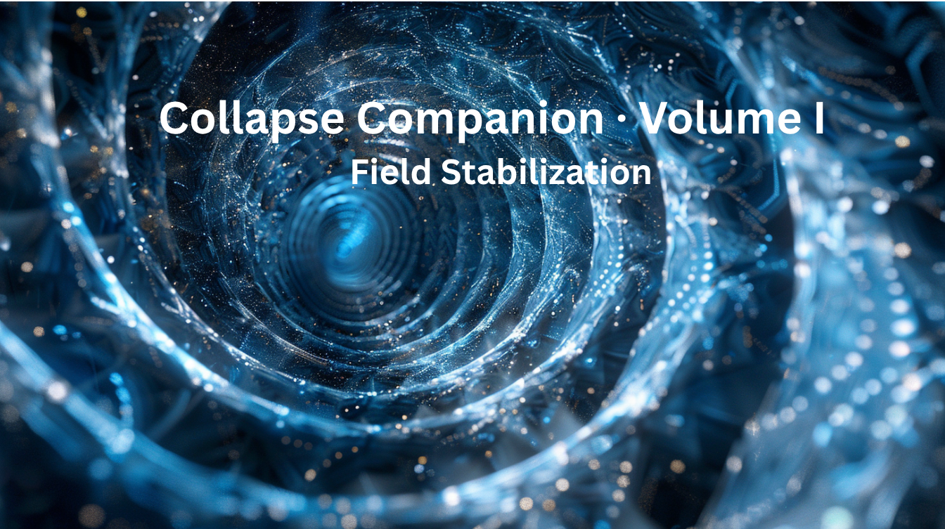 Collapse Companion · Volume I – Field Stabilization